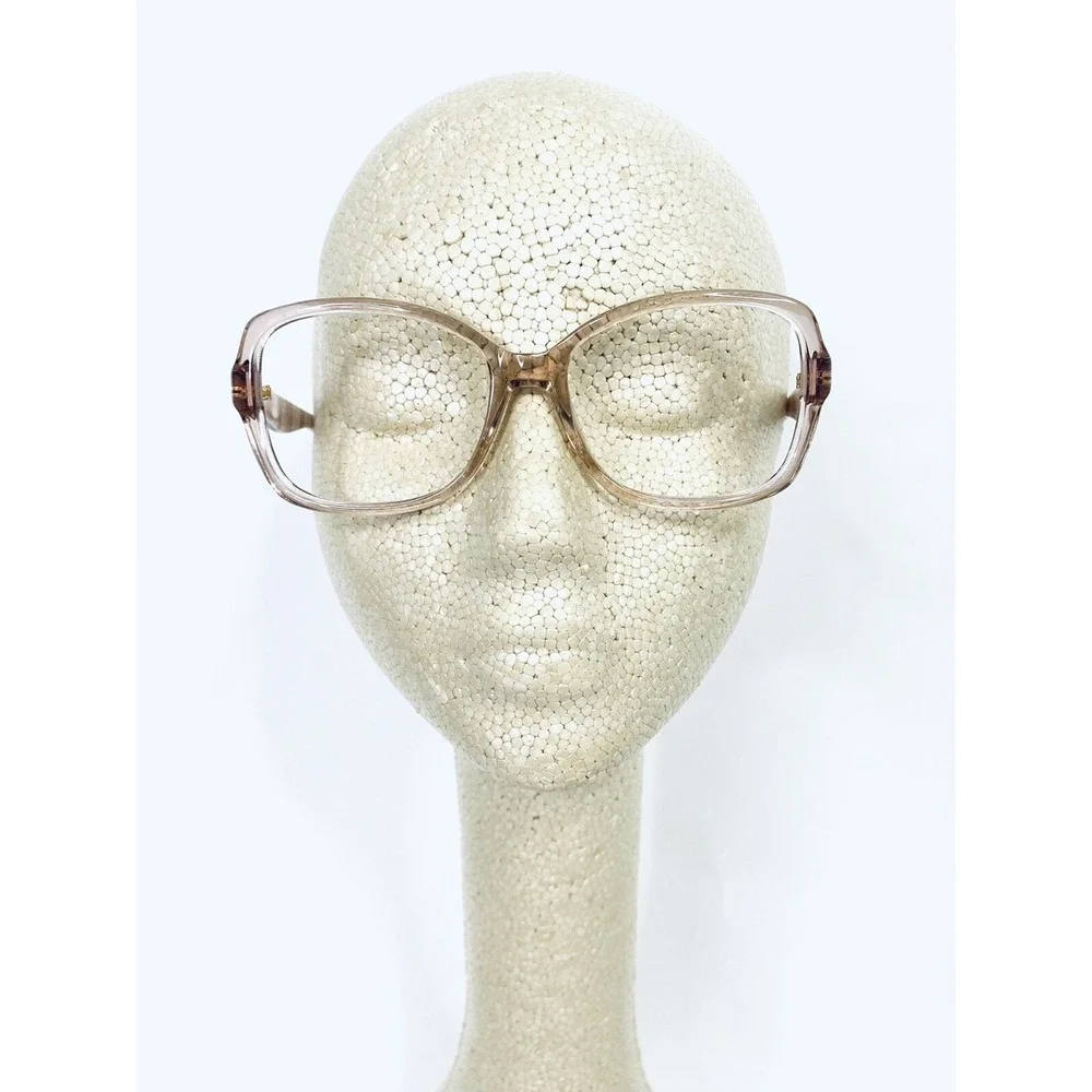 Kate Spade Pink Clear Oval Glasses Stripe Temple Ayleen OGX 56 17 135